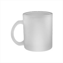 DX8102 11 Oz. Frosted Glass Mug With Full Color Custom Imprint